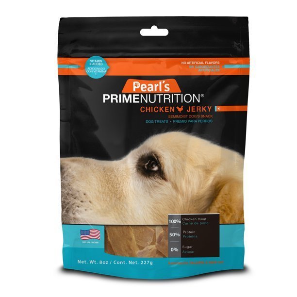 d2.jpg Pearls Prime Nutrition, Chicken Jerky, Dog Treats, 8oz.