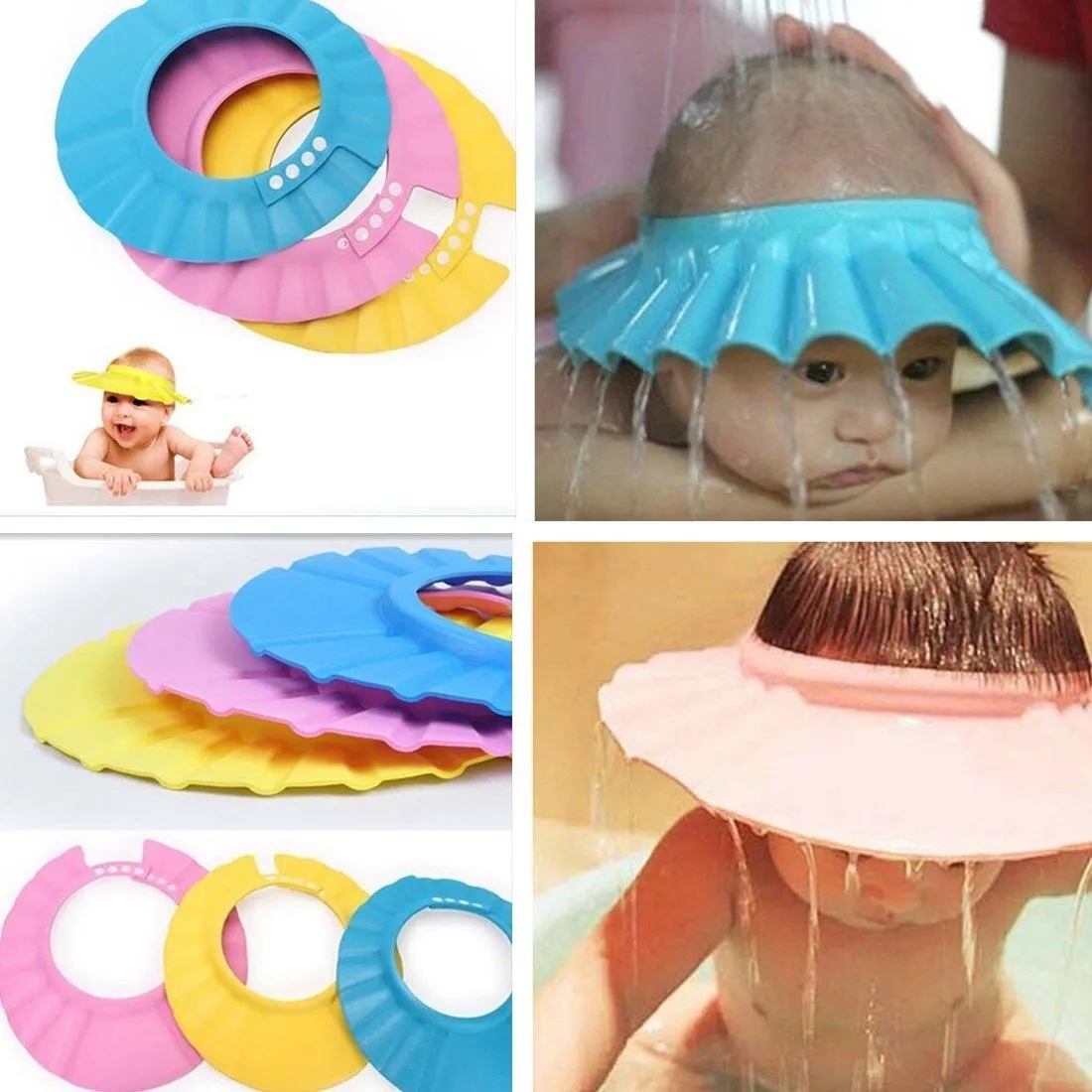 s-l1600-19.webp 1 x Safe Shampoo Caps Shower Bath Protection Baby Soft Hats For Kids 1-4 years