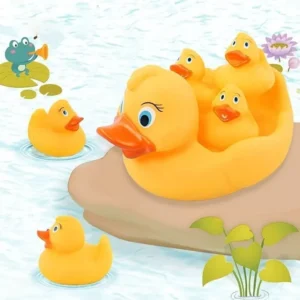 Home Rubber Duck Bath Toy Set Swimming Toys for Baby Toddler Bath, Pool Large & Small