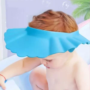 Home Baby Kid Bath Water Soap Head Ear Protector Adjustable Shower Visor Shield Guard