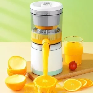 Home Electric Fruit Juicer Squeezer – Portable Wireless Machine for Orange Lemon