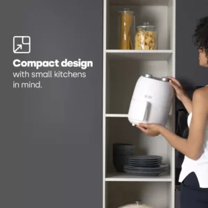 Home LIVIVO 2L Air Fryer Rapid Healthy Cooker Oven Low Fat Free Food Frying Non-Stick